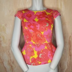 Loft Floral Blouse Size 0